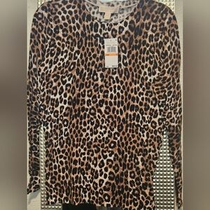 MICHAEL Michael Kors Animal Print Top